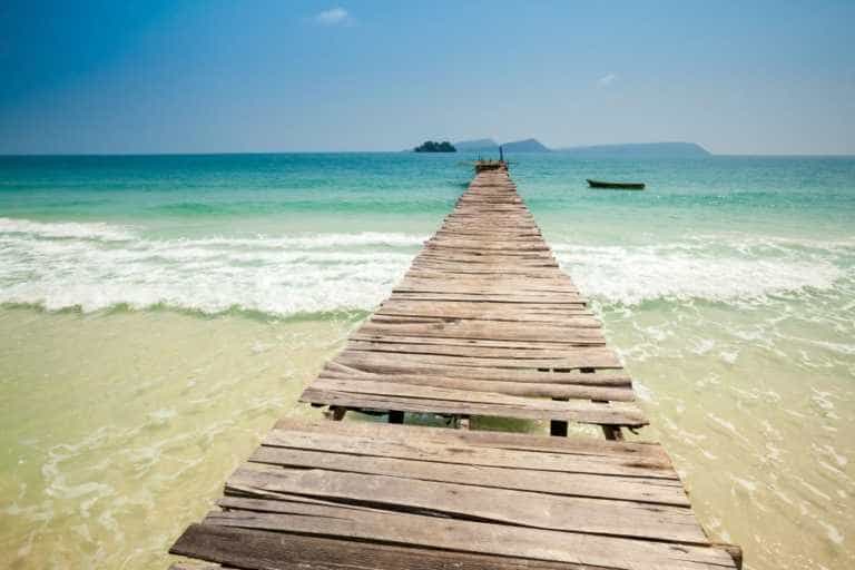 A Pier on Koh Rong