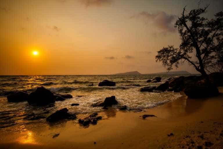 Sunset on Koh Rong Samloem