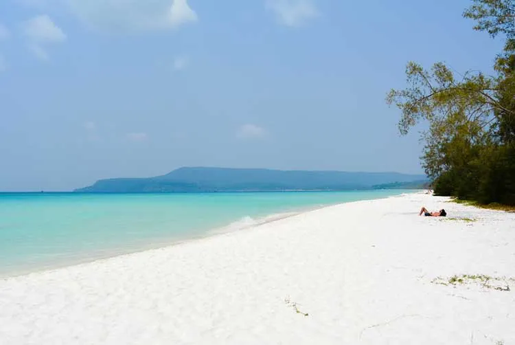 Long Beach on Koh Rong Island in Cambodia