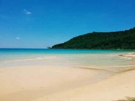 Lazy Beach on Koh Rong Samloem Island in Cambodia