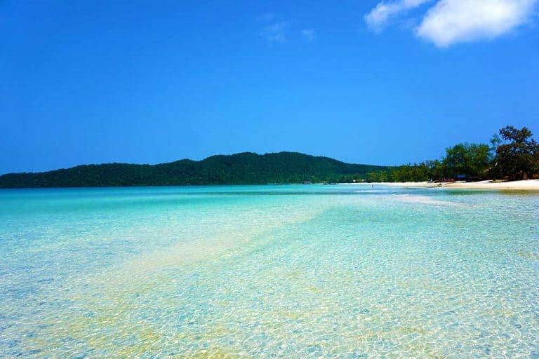 Saracen Bay on Koh Rong Samloem Island in Cambodia
