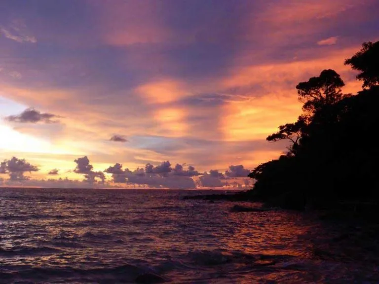 Sunset Beach on Koh Rong Samloem