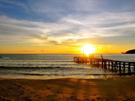 Sunset on Lazy Beach, Koh Rong Samloem