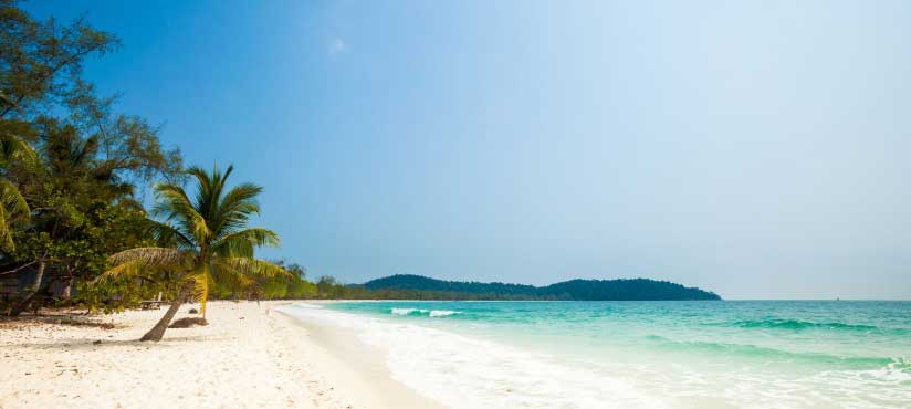 A Beach on Koh Rong Island in Cambodia