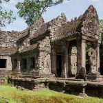 Preah Khan temple in Cambodia near Angkor Thom